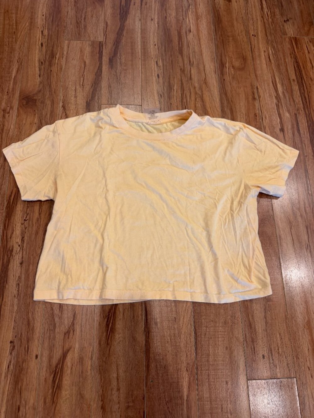 Negative Underwear Uniform Baby Tee Sz L NWOT Sorbet